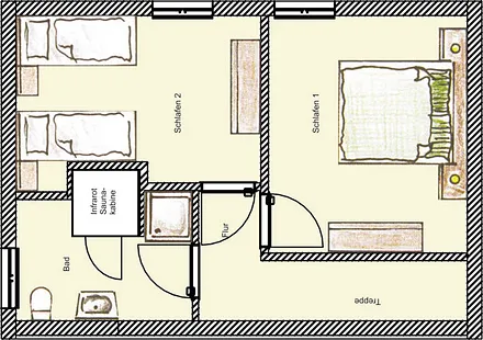 Grundriss Obergeschoss