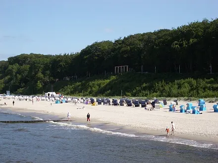 Strand  250 m von der Wohnung