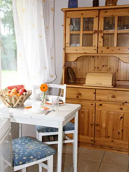 Guten Appetit. In der voll ausgestatteten Küche fehlt es an nichts.