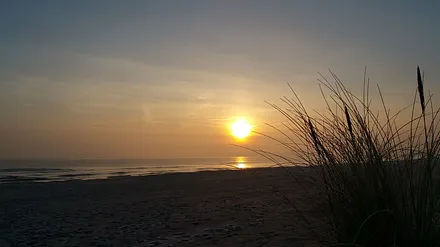 Sonnenaufgang am Heringsdorfer Strand