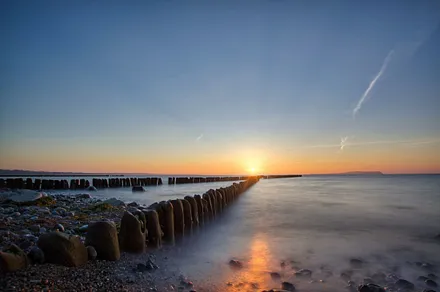 Romantische Sonnenuntergänge 