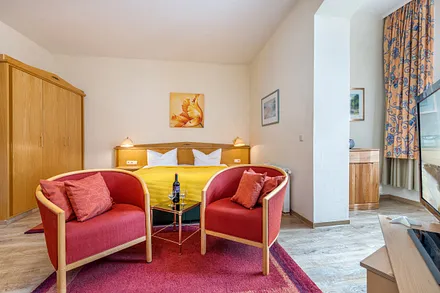 Ebenso kann im Souterrain der Villa eine Sauna gegen Entgelt genutzt werden.