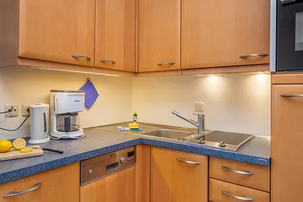 ... mit Geschirrspüler, Mikrowelle etc.