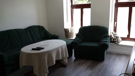 gemütliche Sitzecke im Wohnzimmer