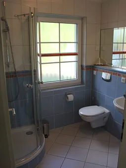 Gäste-WC mit Dusche im EG