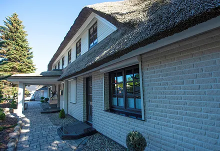 Haupteingang der Pension