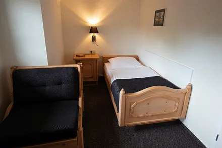 Detailansicht Einzelzimmer, hier Schlafbereich