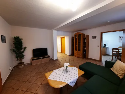 Wohnzimmer - Blick vom Sofa