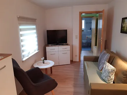 Wohn- Schlafbereich mit Flurbereich