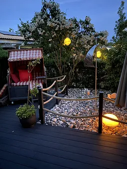 Sonnendeck in Abendstimmung