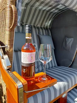 Gemütliche Stunden im Strandkorb