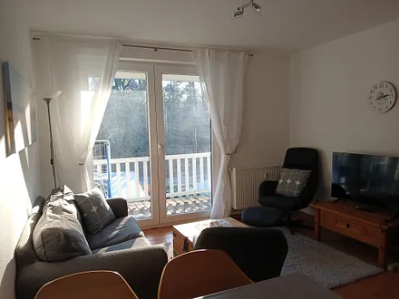 Wohnzimmer mit Sitzecke