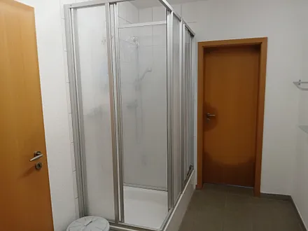 Dusche im Saunabereich