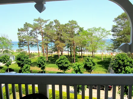 Blick vom Balkon ...