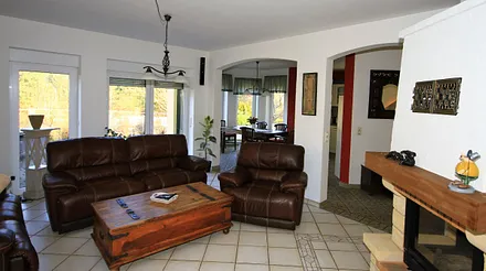 Wohnbereich mit Panoramablick zur Granitz