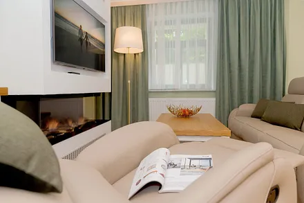 Wohnbereich mit Gaskamin