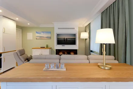 Wohnbereich mit Gaskamin