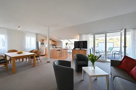 Blick durch die Wohnung 13