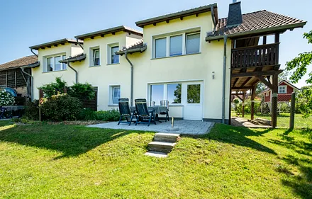 Eingang der Ferienwohnung über die Terrasse