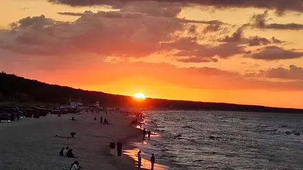 Abendstimmung am Strand 