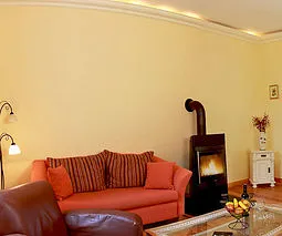 kuschelige Kaminecke