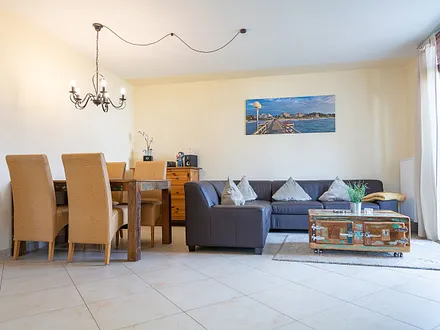 Der Wohn- und Essbereich