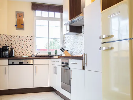 Die offene Küchenzeile