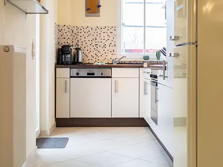 Die offene Küchenzeile