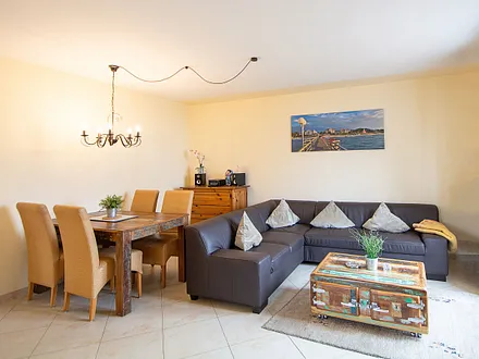 Der Wohn- und Essbereich