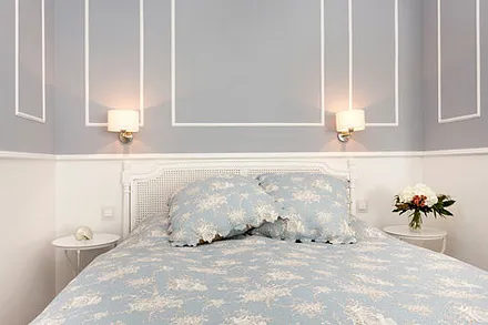 ... mit französischem Doppelbett.