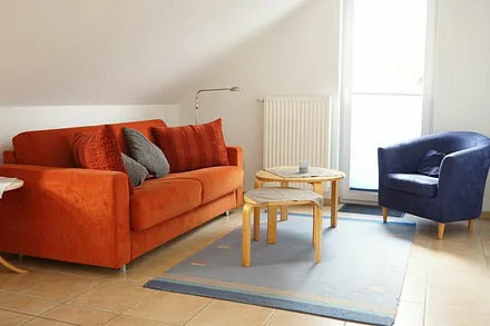 Wohnbereich mit Schlafsofa