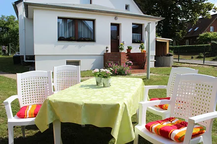 Garten kann genutzt werden.