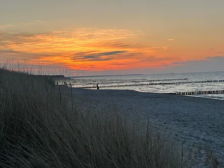 Sonnenuntergang am Strand 