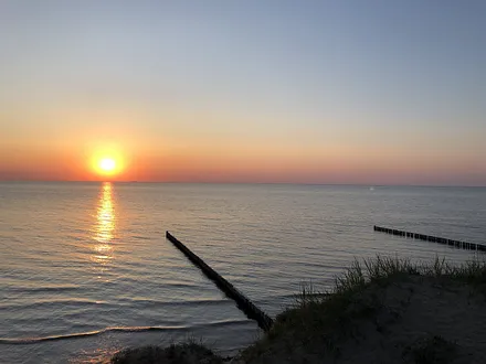 Sonnenuntergang am Strand