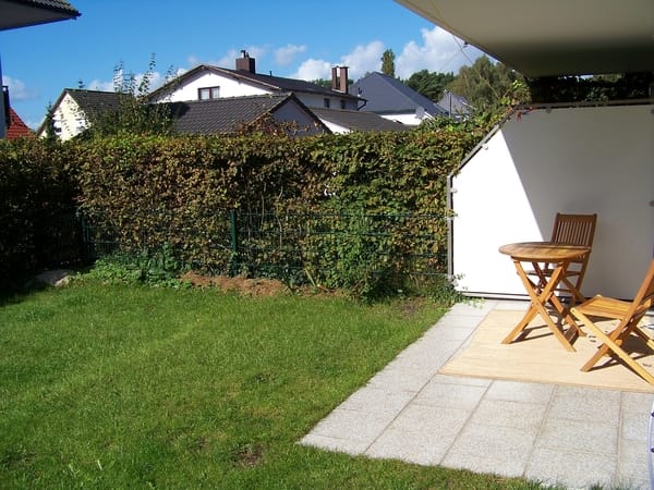 FeWo in Strandnähe mit Terrasse und Garten - 2-Zimmer-Ferienwohnung