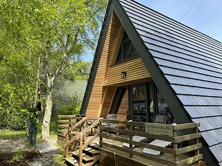 Bild: Bernsteinhütte (700m zum Strand ) Finnhütte