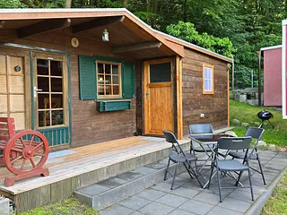 Bild: rustikales Ferienhaus Strandbude