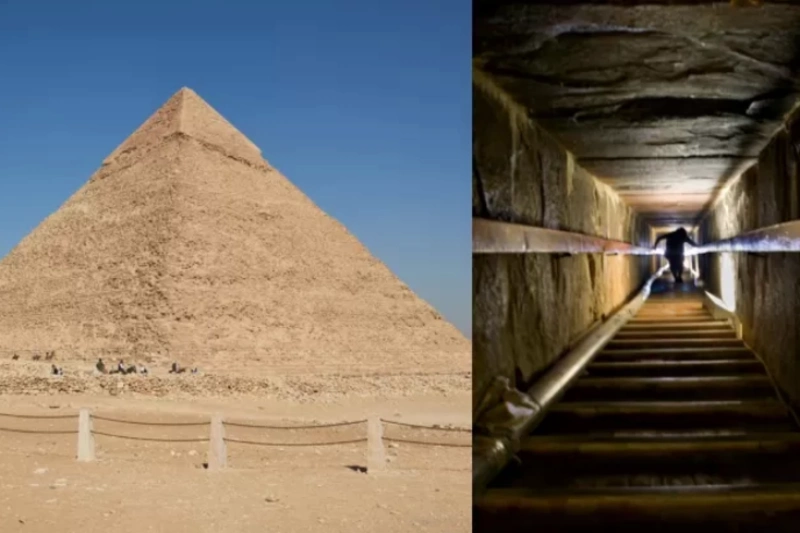 Il corridoio segreto scoperto dentro la Piramide di Cheope, la piramide di cheope