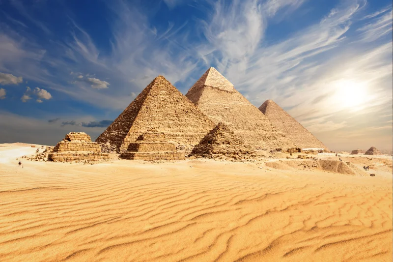Le Piramidi di Giza, la piramide di chefren