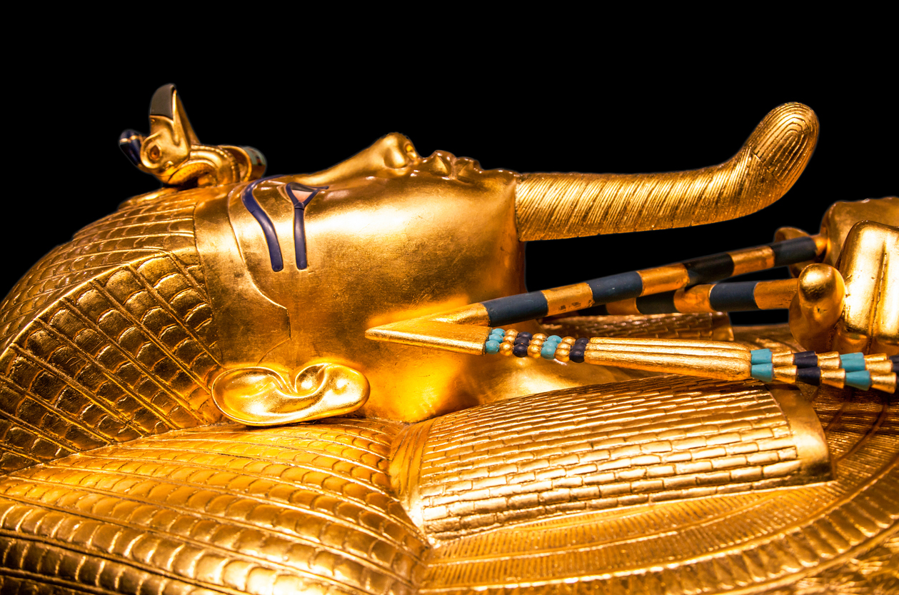 Tutankhamun golden burial mask, King Tutankhamun