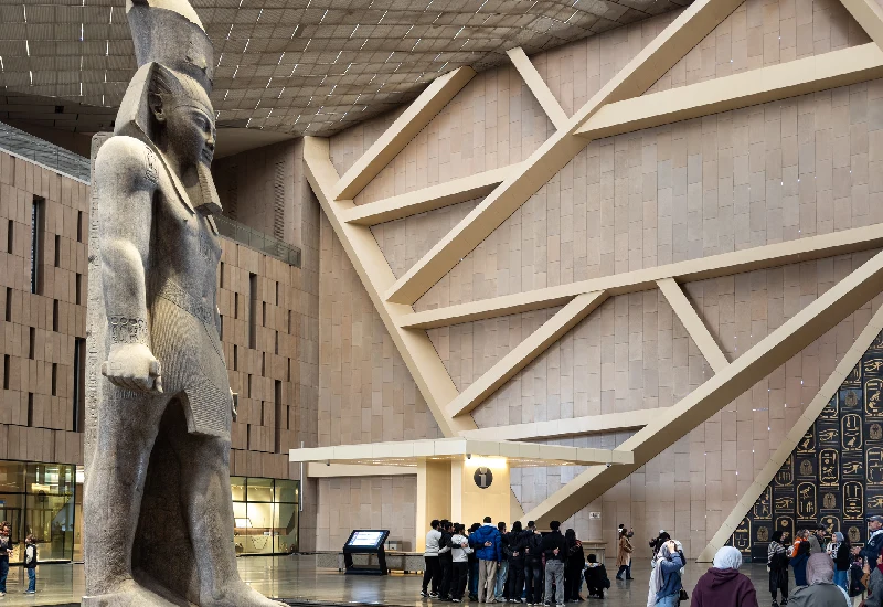 statua, grande museo egizio