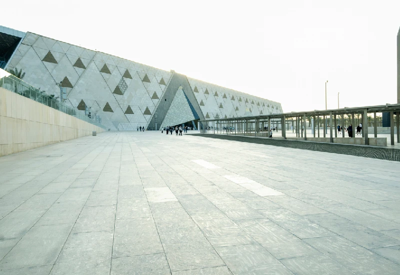 ingresso del museo, grande museo egizio