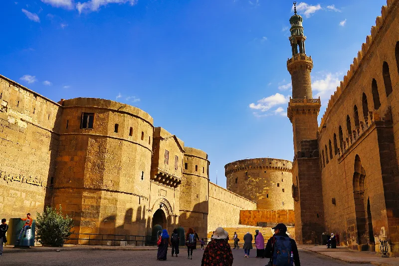 panorama della cittadella, la cittadella di saladino