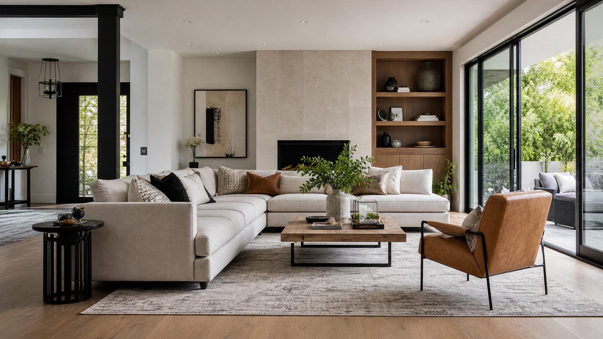 Why area rugs are essential in contemporary living rooms.