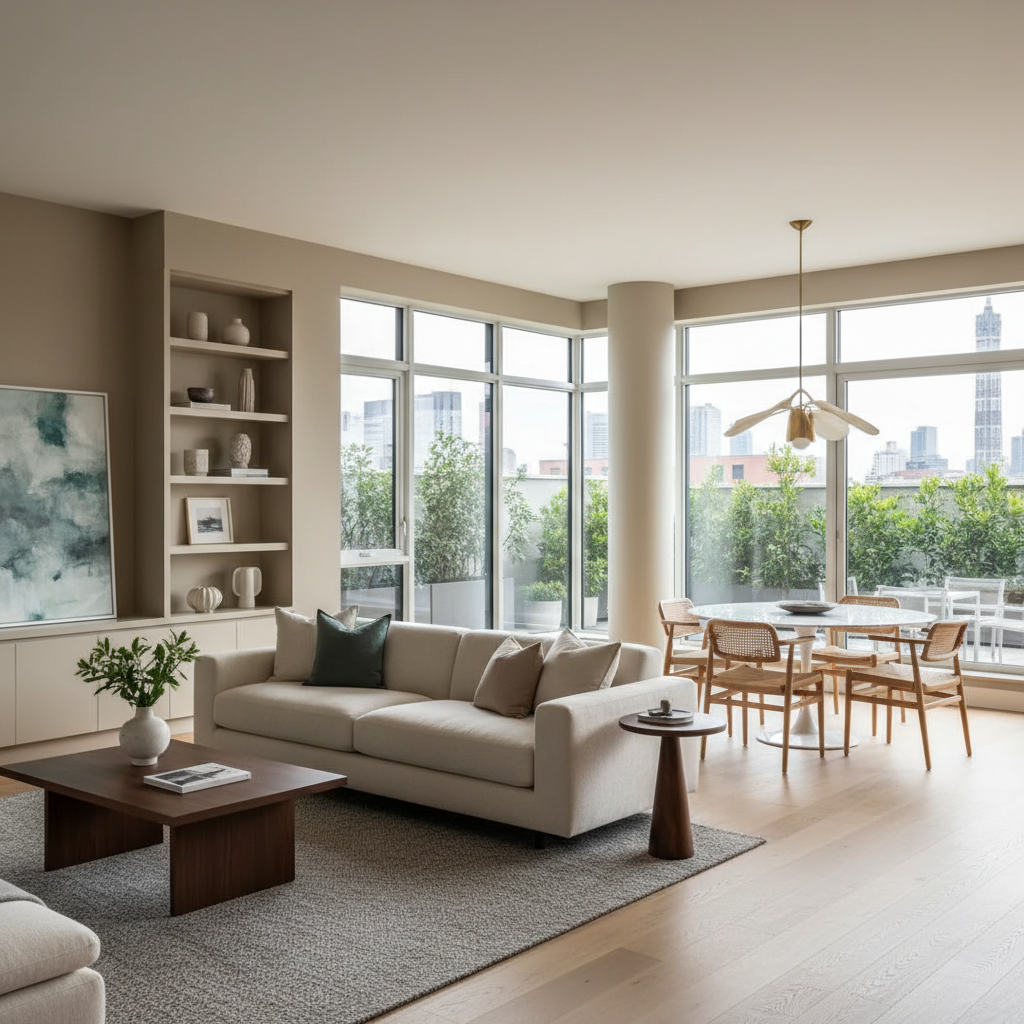 Example of a well-composed real estate photo