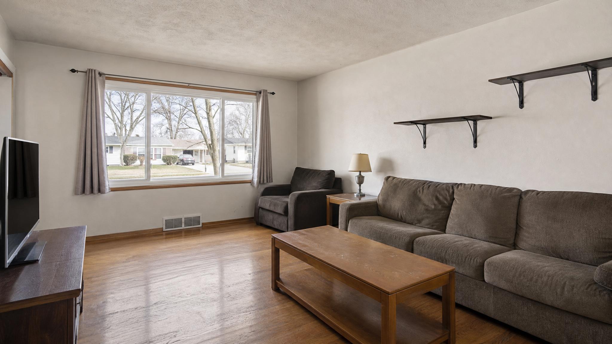 Before image of a small living room