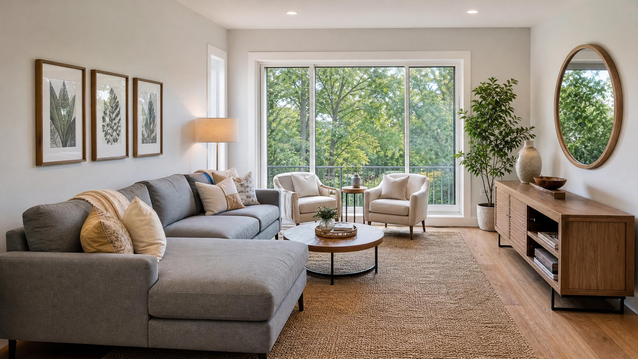 Small living room furniture layout