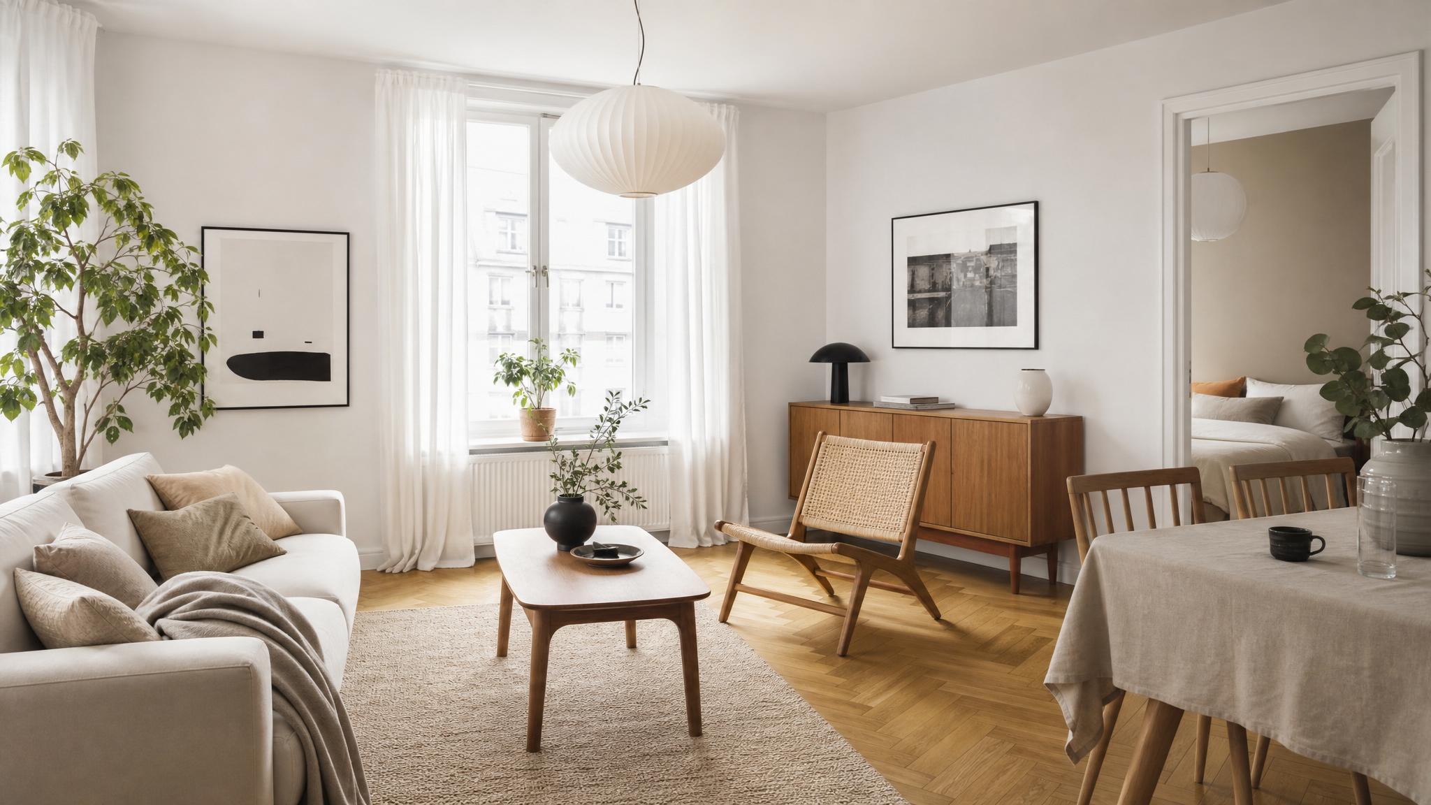 Functional and stylish Scandinavian furniture.
