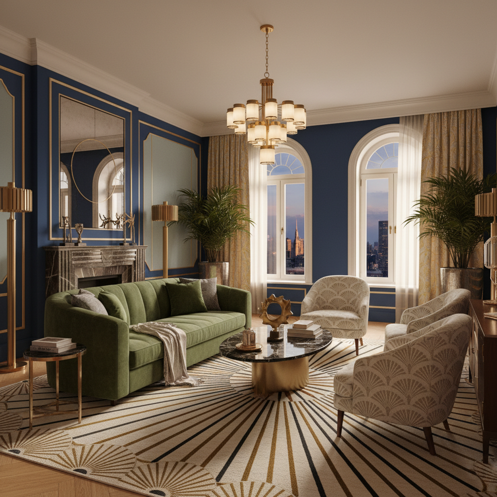 Art Deco Living Room Inspiration