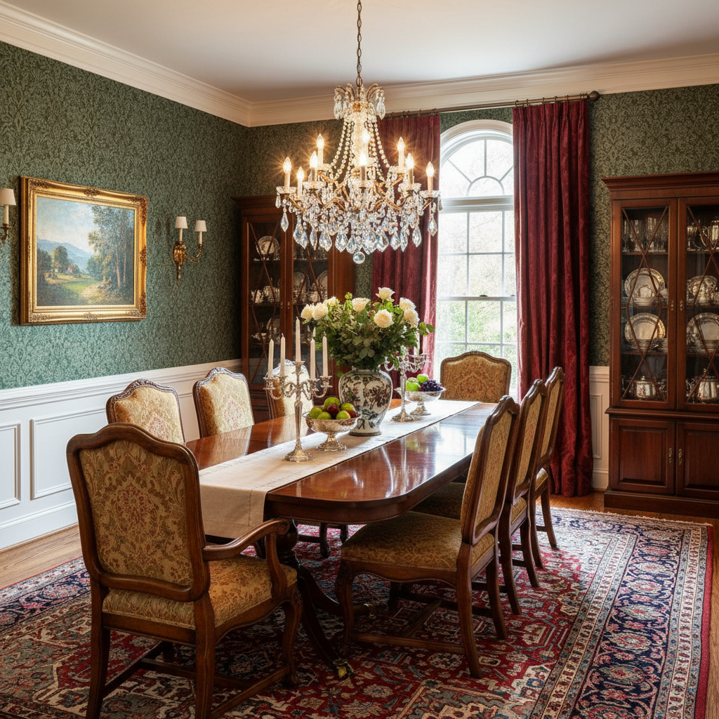 Placeholder for traditional dining room elements